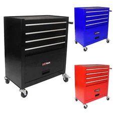 29.3"H Rolling Tool Chest Metal Tool Box w/4 Drawer&Wheel,Tool Organizer Cabinet