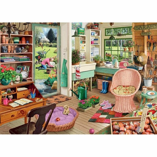 Rompecabezas My Haven Nº 8 The Gardeners Shed 1000 piezas Ravensburger - Imagen 2 de 2