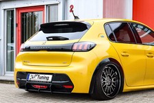 CUP Gefräster Heckansatz Diffusor aus ABS für Peugeot 208 e208 GT GT-Line IN