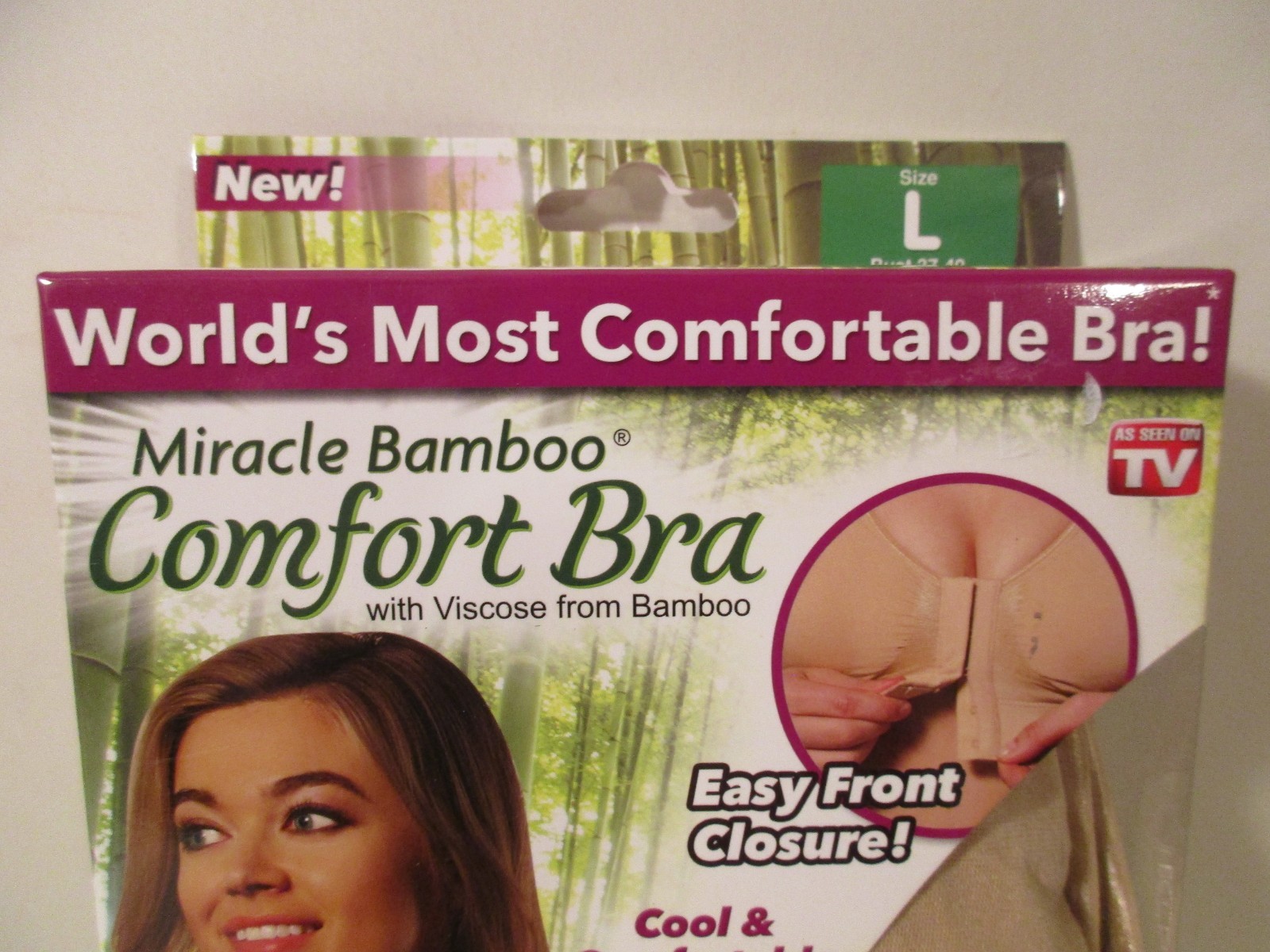 Miracle Bamboo Comfort Bra Seamless Breathable Viscose Stretch