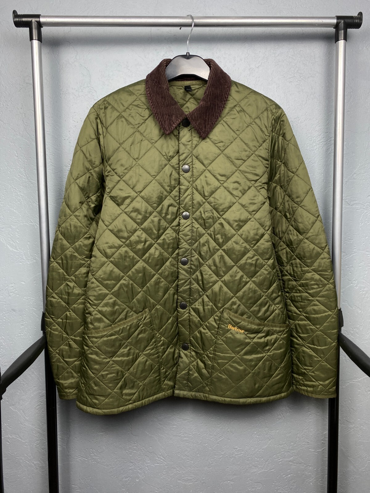 Barbour Heritage Liddesdale Vintage Quilted Jacket for Men Size M