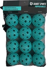 Popper Mini Plastic Baseballs, Made of Impact Resistant and Rebounding Material,