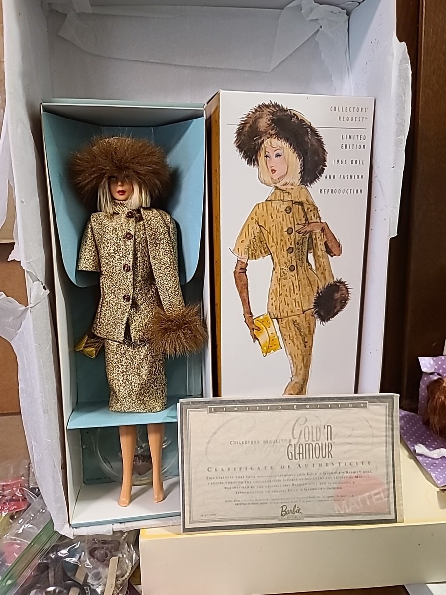 Barbie Gold N Glamour 1965 Doll & Fashion Reproduction Limited