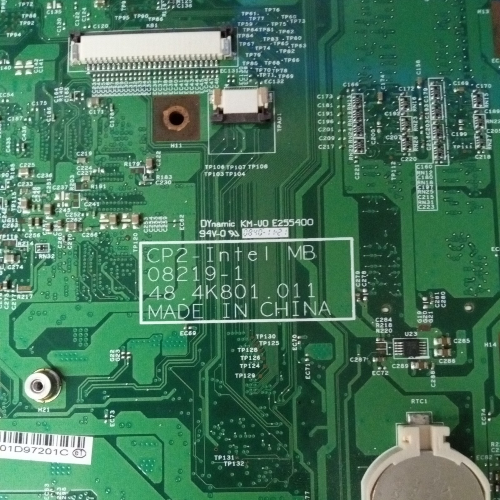 ACER Laptop Circuit Motherboard 08219-1 48.4k801.011 | eBay