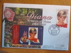 HRH Princess Diana of Wales 1st day Phone card cover Canada USA