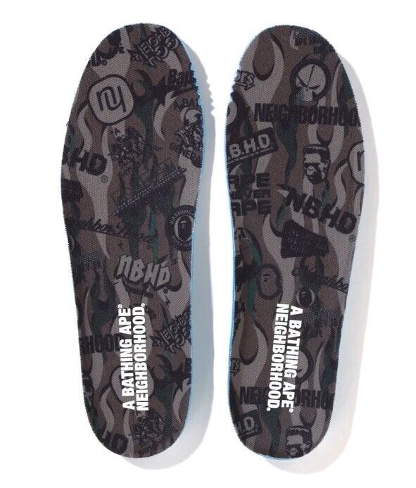 Bape x NEIGHBORHOOD Bape Sta Black 1J23-191-901 Size 11 NEW Bape x NEIGHBORHOOD Bape Sta Black 1J23-191-901 Size 11 NEW