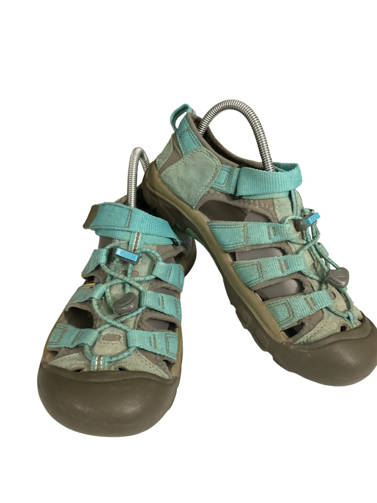 Scarpe sandali Keen big kids taglia 5 verde grigio impermeabili escursionismo outdoor