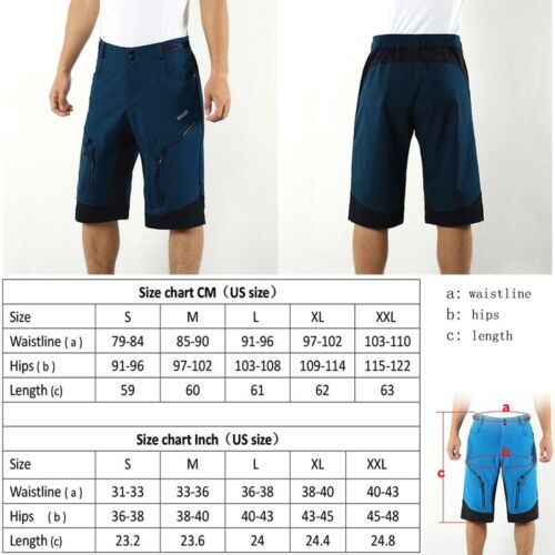 6 Colors Men Mountain Bike Bicycle MTB Riding Road Shorts Cycling Short Pants - Picture 5 of 60
