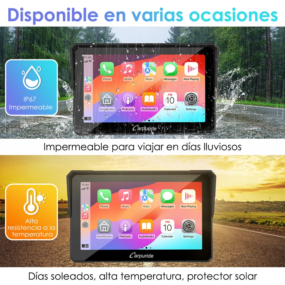 Carpuride W702B Moto Wireless Carplay Android Auto With BMW Navigation Mount - Image 4 of 4