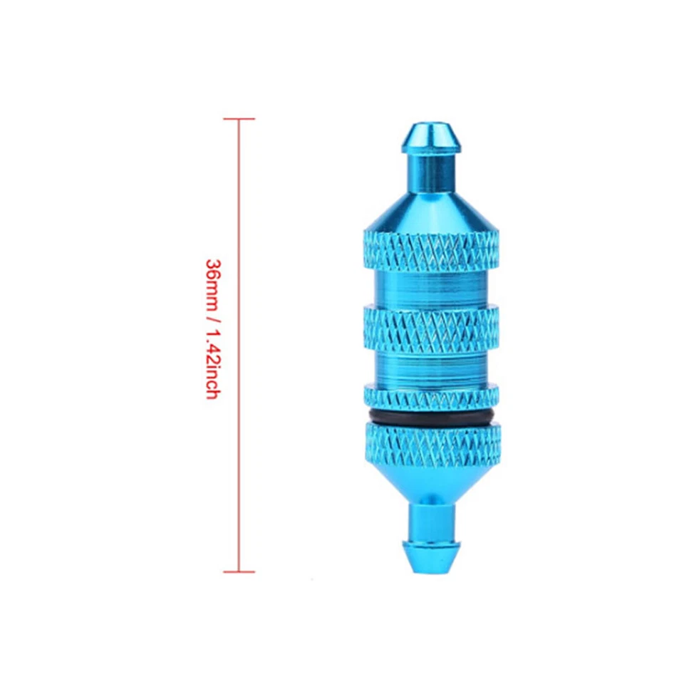 For HSP 1/8 1/10 RC Model Car Aluminum Alloy Oil Nitro Fuel Filter Upgrade Parts - Image 2 of 4