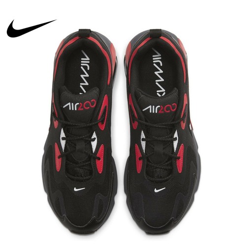 air max 200 black and red