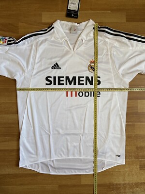 REAL MADRID 2004 2005 HOME FOOTBALL SHIRT SOCCER JERSEY ADIDAS sz