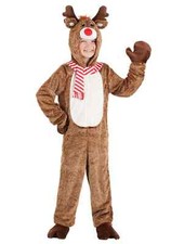 Plush Reindeer Kids Costume