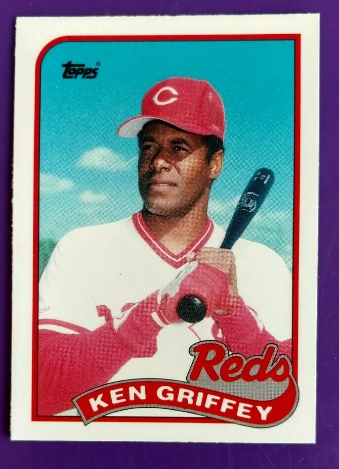 1989 Topps Traded Ken Griffey Baseball Card #40T Reds First 1989 Topps Traded Ken Griffey Baseball Card #40T Reds First