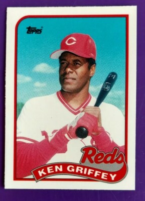 1989 Topps Traded Ken Griffey Baseball Card #40T Reds First Base