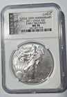 2011 American Silver Eagle Dollar Early Releases NGC MS 70 25th Anniversary (791