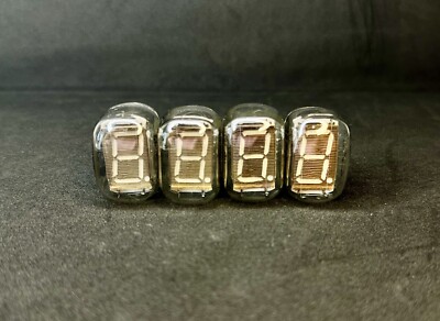 4 PCS IV-22 NEW VACUUM TUBE VFD DIGIT DISPLAY INDICATOR NIXIE CLOCK