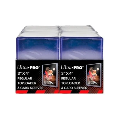 Ultra Pro 200 Regular Toploader 3''x4'' 35PT & 200 Soft Sleeves Magic Pokémon