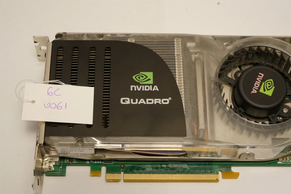 Nvidia QuadroFX 4600 768MB PCIE Video Card , HP 442154-001 , 442228-001 - Image 2 of 4