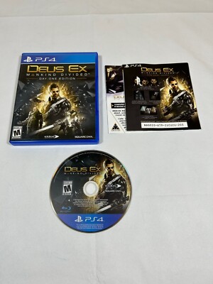 Deus Ex: Mankind Divided -- Day One Edition (Sony PlayStation 4, 2016)