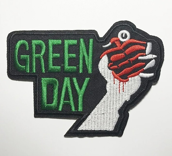 On Patch Heart Grenade American Idiot Punk Rock Rancid Nofx New!
