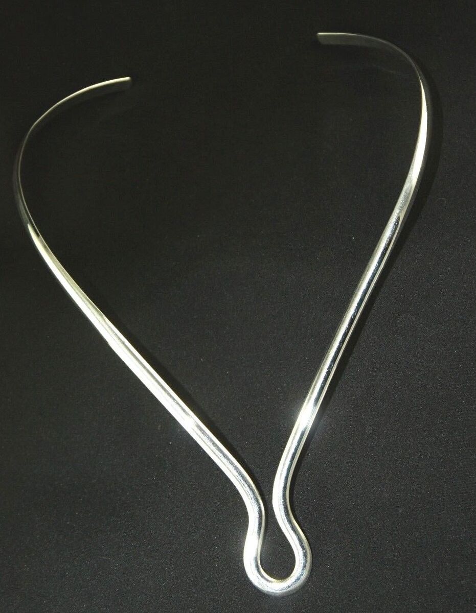 ネックレス・チョーカー BLENDOFF Tomahawk Necklace Silver 925 925 Sterling Silver Plated Choker Collar Necklace V Shape