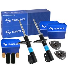 SACHS Stoßdämpfersatz re/li + Domlager + ServiceKit VORN RENAULT