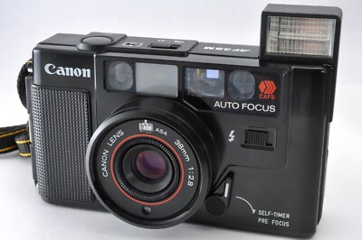 All Works Canon AF35M Black Point & Shoot 35mm Auto Focus From JAPAN [Near MINT]