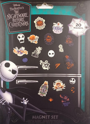 THE NIGHTMARE BEFORE CHRISTMAS Magnet Set (Kühlschrankmagnete) 20 Stück