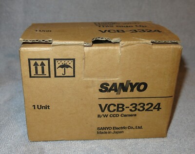 Sanyo VCB-3524 B/W CCD Security Camera New in Box