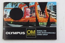 Olympus OM System - Interchangeable Lenses Group - Instruction Manual Booklet
