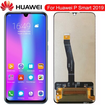 Huawei P Smart 2019 POT-LX1 Ersatz Bildschirm LCD Touch Digitizer Schwarz