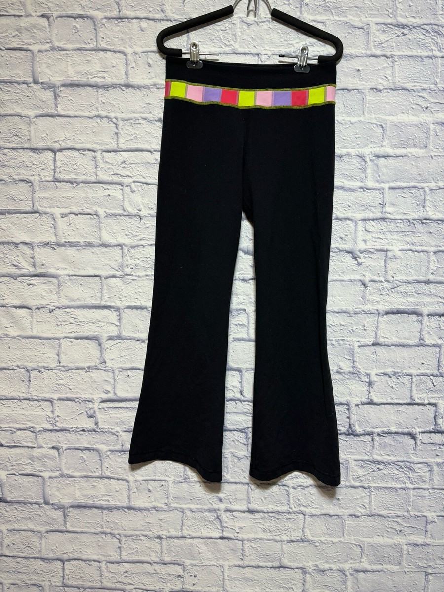 Lululemon Womens Groove Pant Flare Geometric Colorful Black 8 | eBay