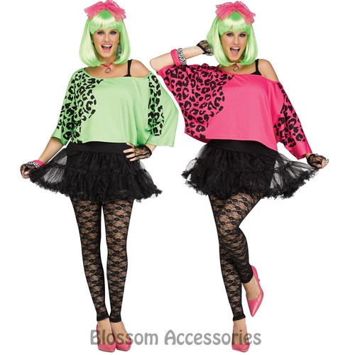 AC37 Crop Top 1980's 80s Retro Hot Pink 