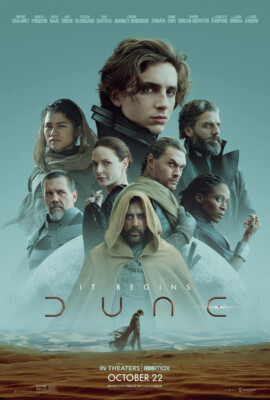 DUNE MOVIE POSTER 2 Sided ORIGINAL RATED 27x40 TIMOTHEE CHALAMET ZENDAYA