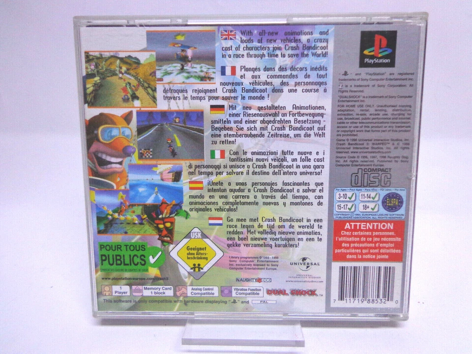 PS1 / Playstation 1 Spiel - Crash Bandicoot 3: Warped (mit OVP)(PAL) 11339793 - Bild 2 von 3