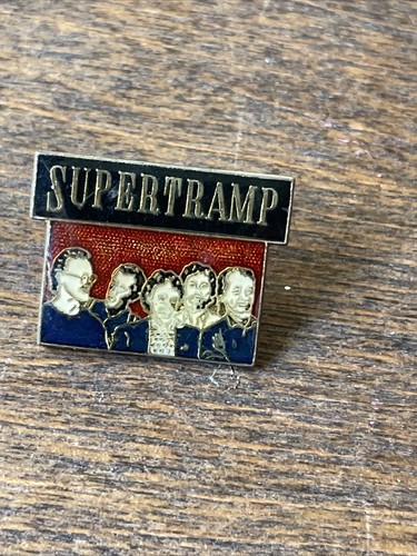 Supertramp Rock & Roll Band Music Vintage Button Pin Back Badge Pinback - Picture 2 of 3