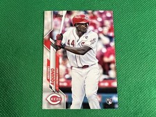 2020 Topps Base Set Photo Variations #20C Aristides Aquino white button-up jsy