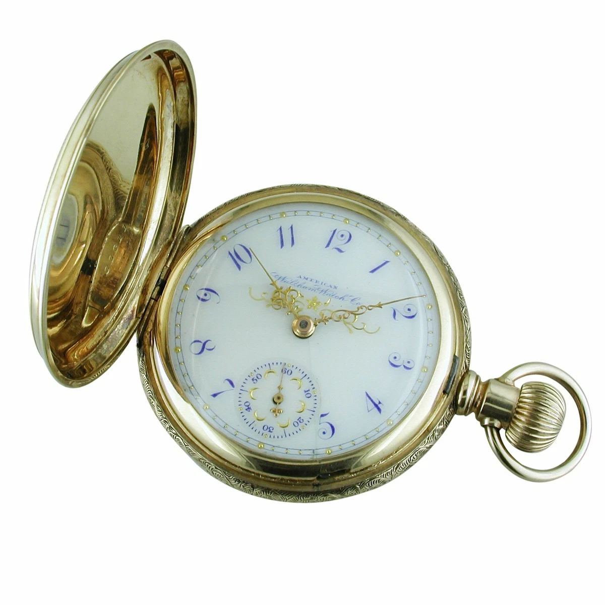 Gold pocket watch clearance ebay