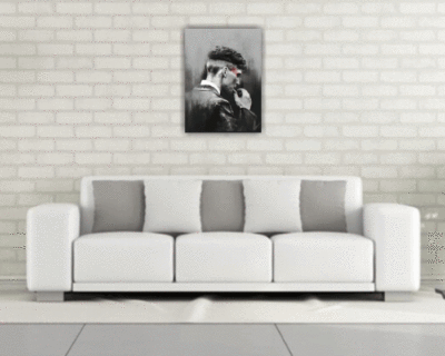 Peaky Blinders Tommy Shelby Printed Wall Art Canvas 22 x 16