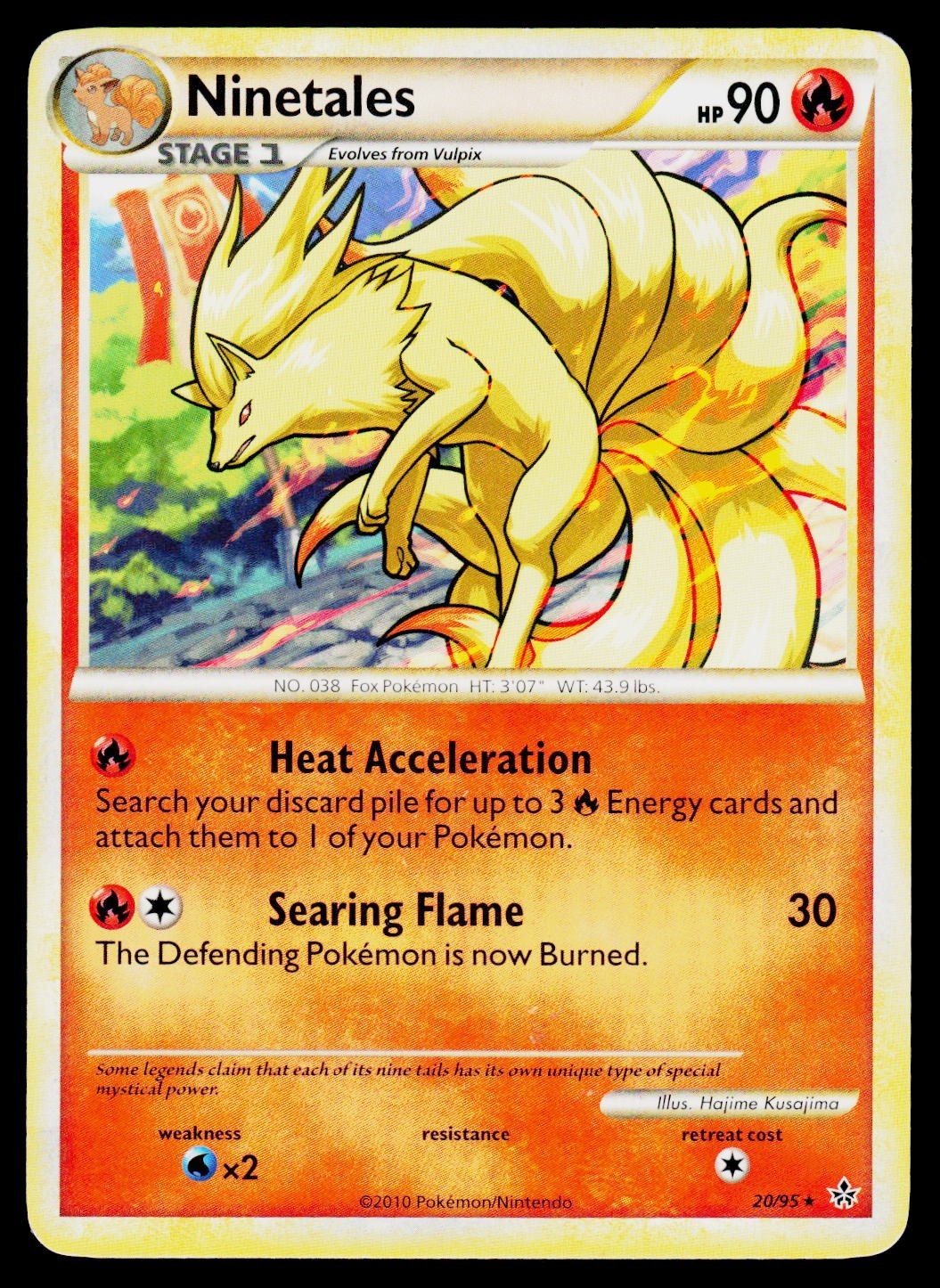 Ninetales 20/95 HS—Unleashed Rare LP