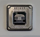 20 Gram GEIGER EDELMETALLE  .999 Silver Square Bar