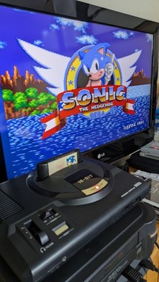 Sega Megadrive 1 Konsole + Region Mod + Jailbar Fix + neue LED