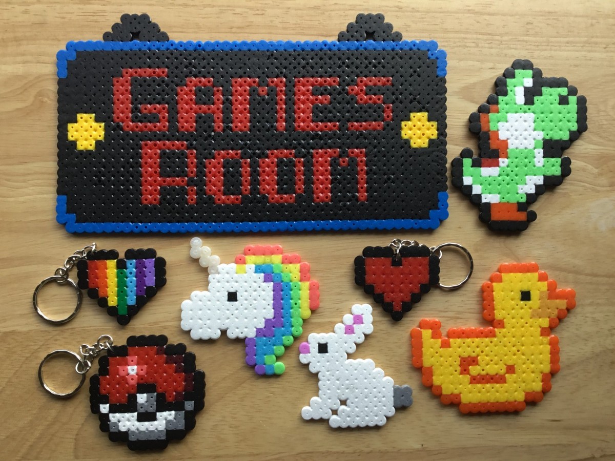 Hama Bead Pixel Art: Gaming, Animals, Nerdy, Misc