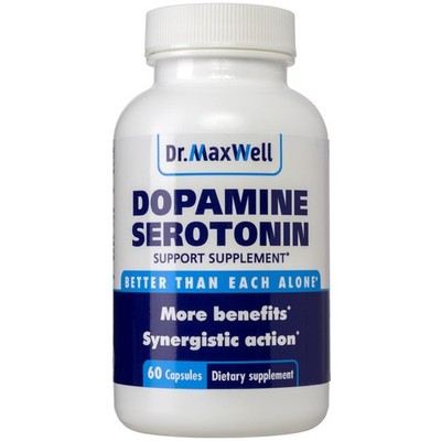 Dr. Maxwell Serotonin and Dopamine Supplements, Better 60 Count (Pack of 1) 