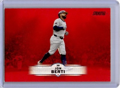 2025 Stadium Club #44 Jon Berti Red Foil