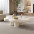 Irregular living room coffee table, salon table、tea table， Four legged form