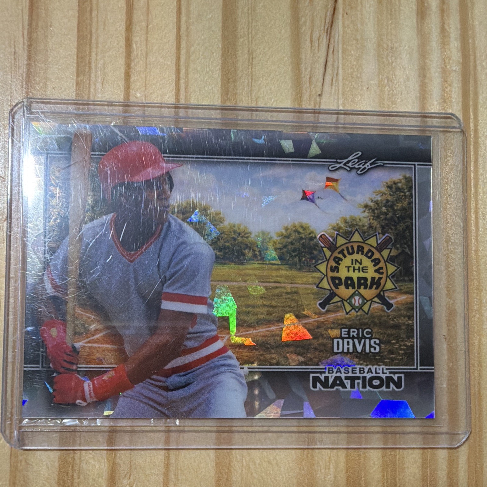 2026 Leaf Baseball Nation - Saturday in the Park Eric Davis #SB-22 Crystals /65
