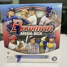 2025 Baseball Bowman Mega Box (factory Sealed)