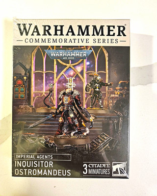 Games Workshop Warhammer 40K Imperial Agents Inquisitor Ostromandeus